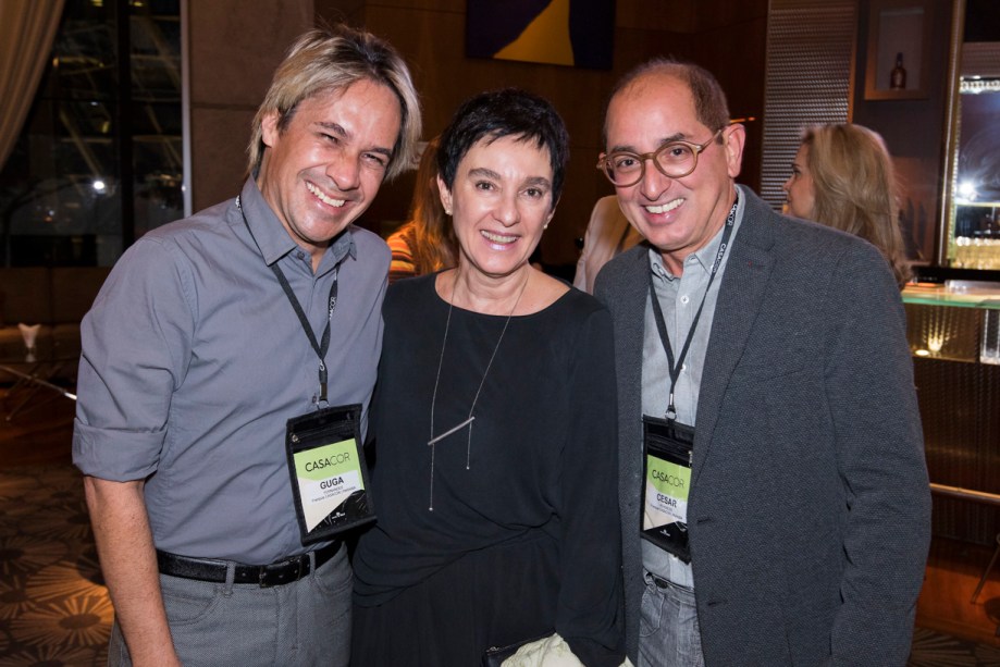 Guga Fernandes, Livia Pedreira e Cesar Revorêdo