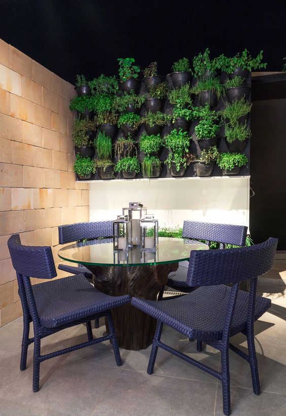 09-casa-cor-2015-ambientes-com-plantas Cozinha Gourmet por Luciana Dias de Araújo em Casa Cor Minas Gerais 2015