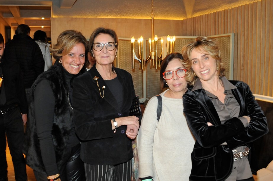 MONICA NOVAES, CRIS FERRAZ, ELIANA SRAJZER E FRANCESCA ALZATI