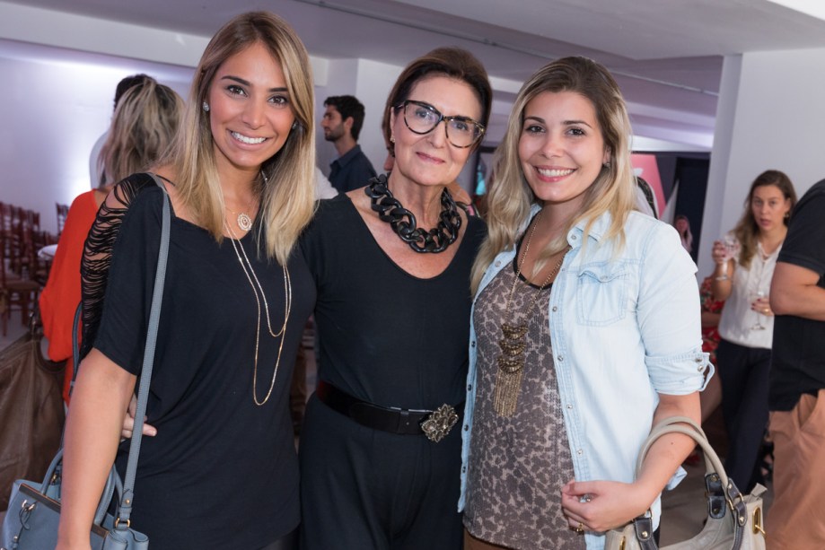 Patricia Hagobian, Cris Ferraz e Andressa Piva