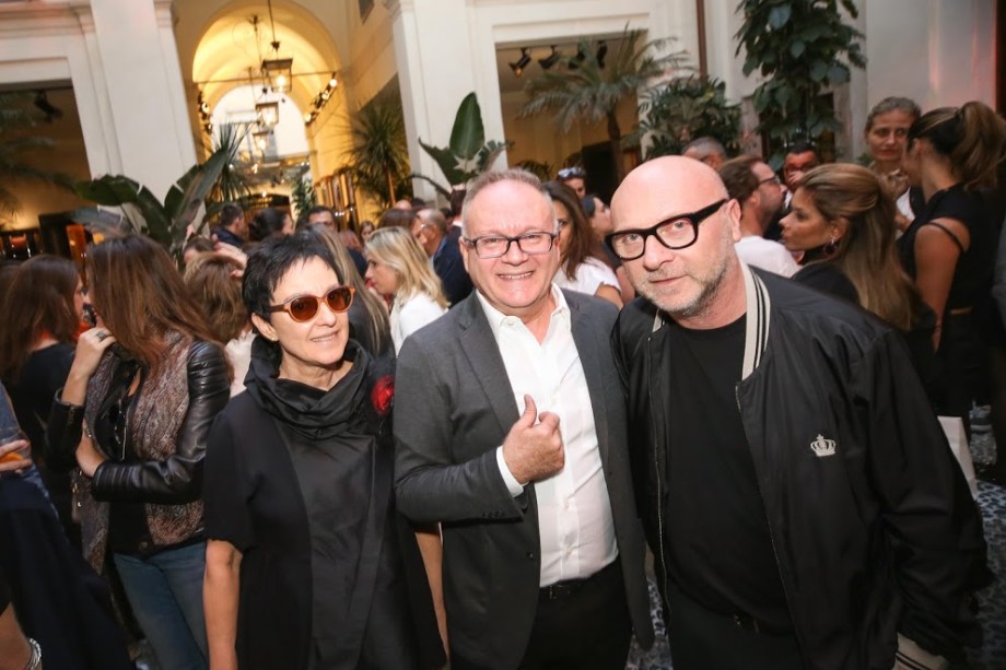 LIVIA PEDREIRA, ROBERTO DIMBERIO E DOMENICO DOLCE