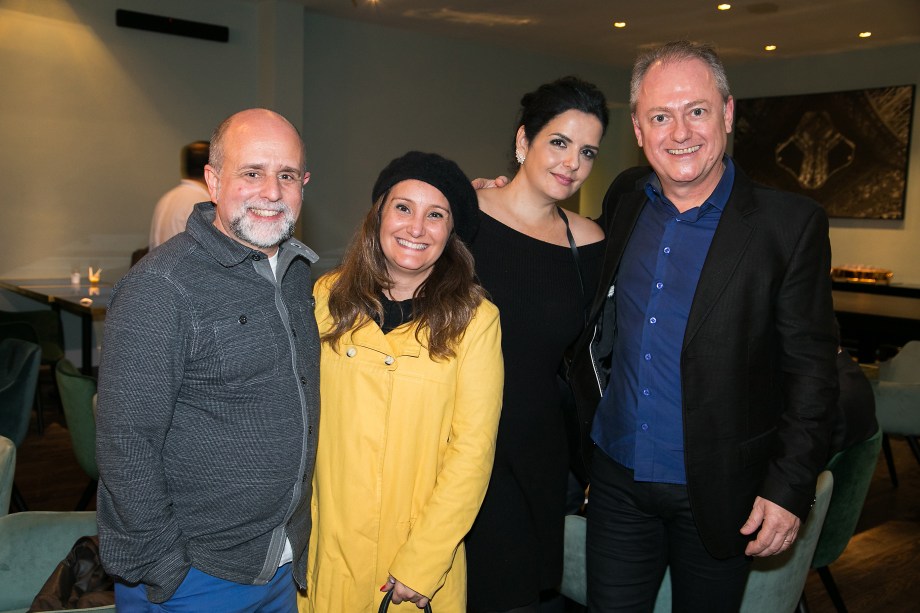 Maurício Siqueira, Adriana Fontana, Cristiane Calixto e Maurício Calixto