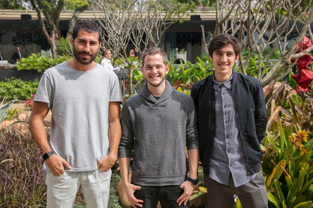 Kamal Yazbek, André Britto e Caio Ferraz Kamal Yazbek, André Britto e Caio Ferraz