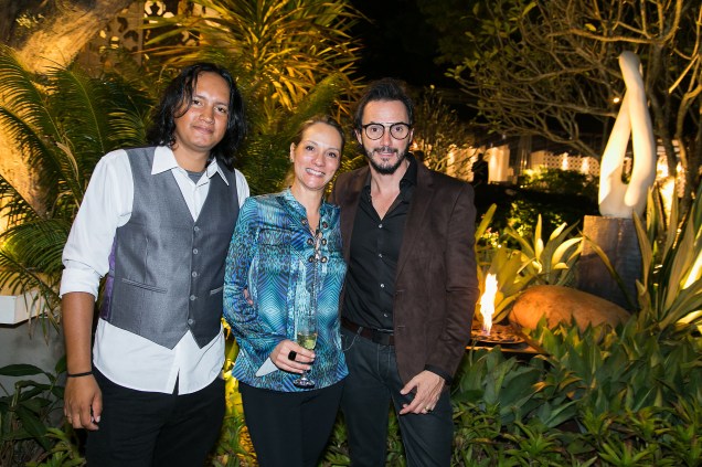 Luan Teixeira, Cris Cassab e Ricardo Pessuto Luan Teixeira, Cris Cassab e Ricardo Pessuto