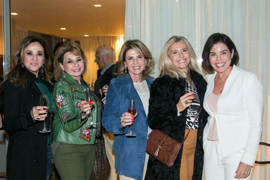 Deborah Bueno, Cristina Lobosque, Lilian Baptistella, Sonia Previato e Renata Dal Fabbro