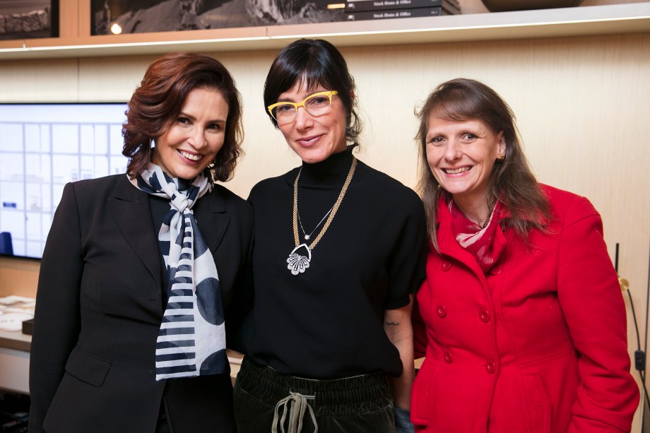 Claudia Manhães, Andrea Bisker e Sandra Junqueira