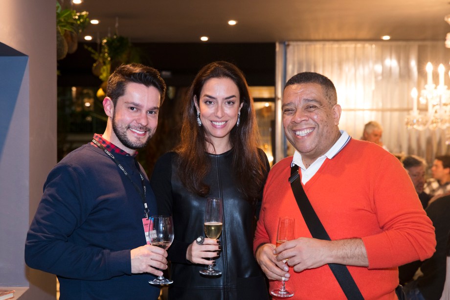 Tato Moniz, Fernanda Cestari e Mario Mendes