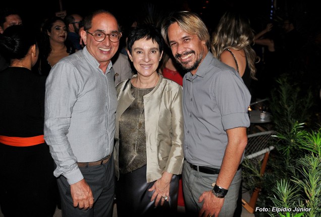 Cesar Revorêdo, Lívia Pedreira e Guga Fernandes Cesar Revorêdo, Lívia Pedreira e Guga Fernandes
