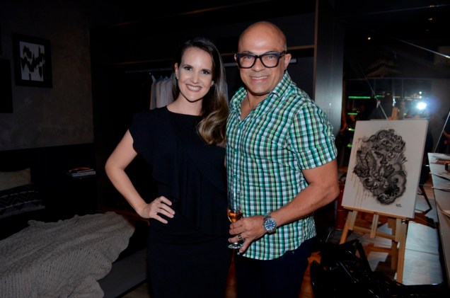 <span>A arquiteta Isabel Otamendi e o promoter Galisteu Mathias.</span> <span>A arquiteta Isabel Otamendi e o promoter Galisteu Mathias.</span>