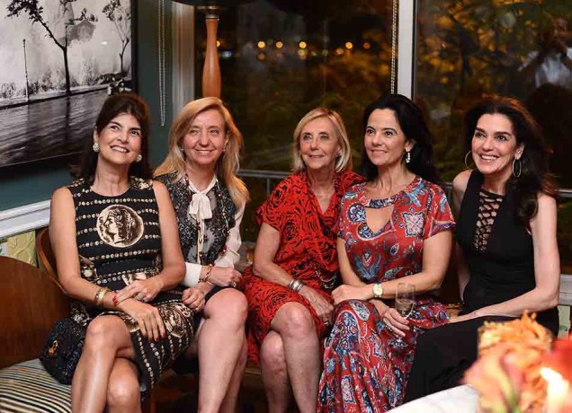 Anna Ramalho, Viviane Grabowsky, Maria Ines Bastos, Teresa Seiler, Maria Cristina e Beth Accurso