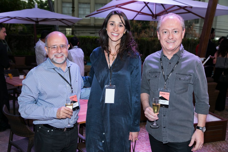 Maurício Siqueira, Graziela Caroli e Mauricio Calixto