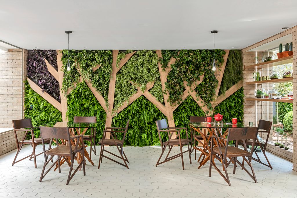 CASACOR SP: terrários e jardim vertical marcam o Tea Lab do SP Arquitetura