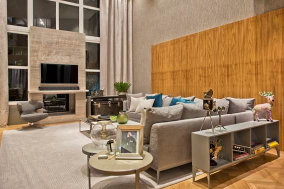 Ambiente de Mariana Paula Souza, a Modern House, como o nome sugere, usa a tecnologia em favor do conforto. Um piso aquecido, mantas e cortinas garantem temperaturas amenas dentro da casa.