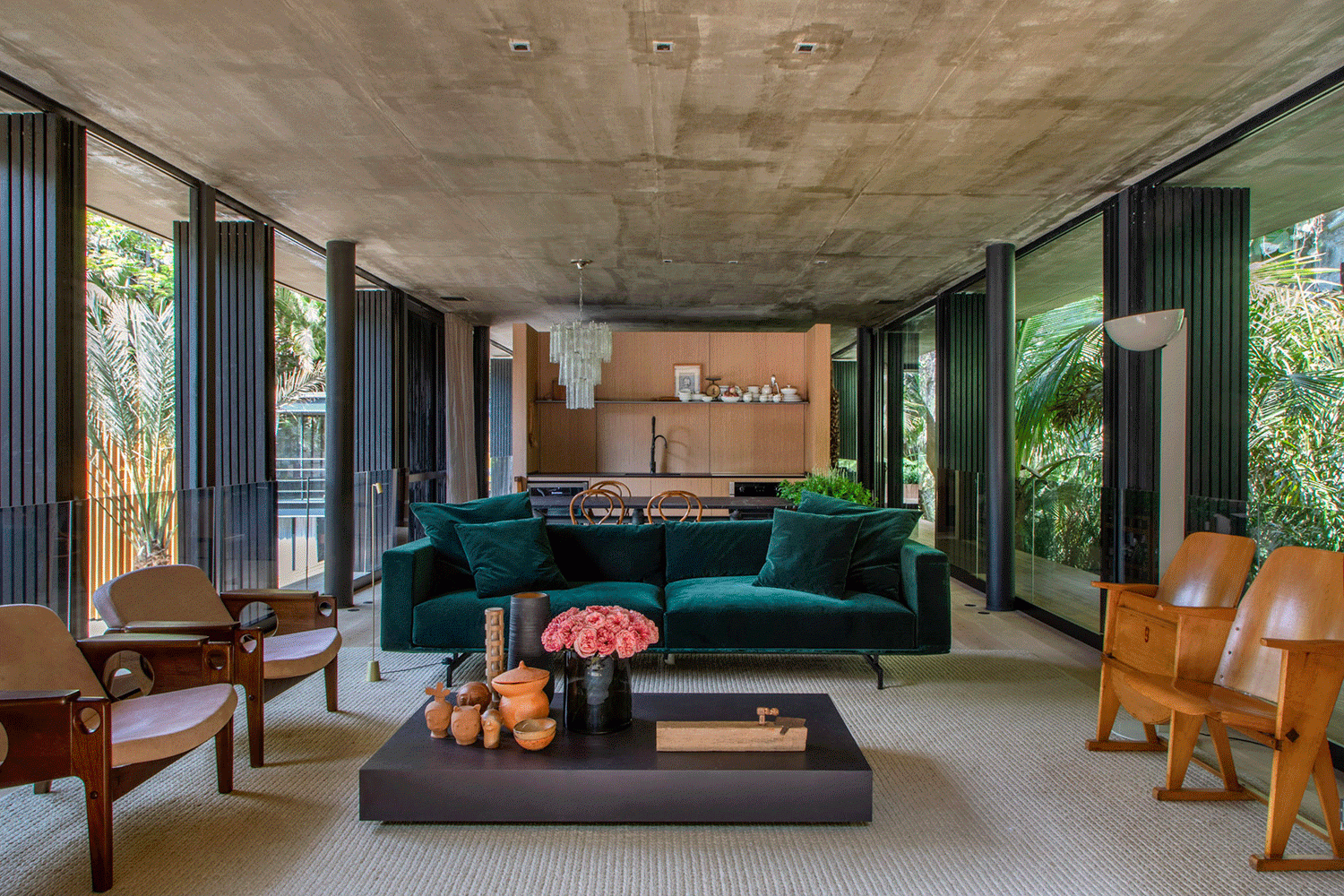 151-BRUNO-CARVALHO_CAMILA-AVELAR-002 sofá verde veludo bruno carvalho camila avelar bc arquitetos casacor rio de janeiro 2018 decoração ambientes
