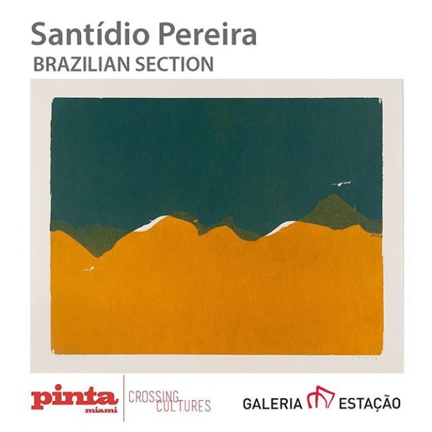 Exposição Santídio Pereira da Galeria Estação na Pinta Miami Art Fait.