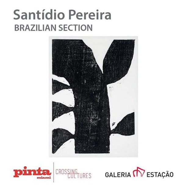 Exposição Santídio Pereira da Galeria Estação na Pinta Miami Art Fait.