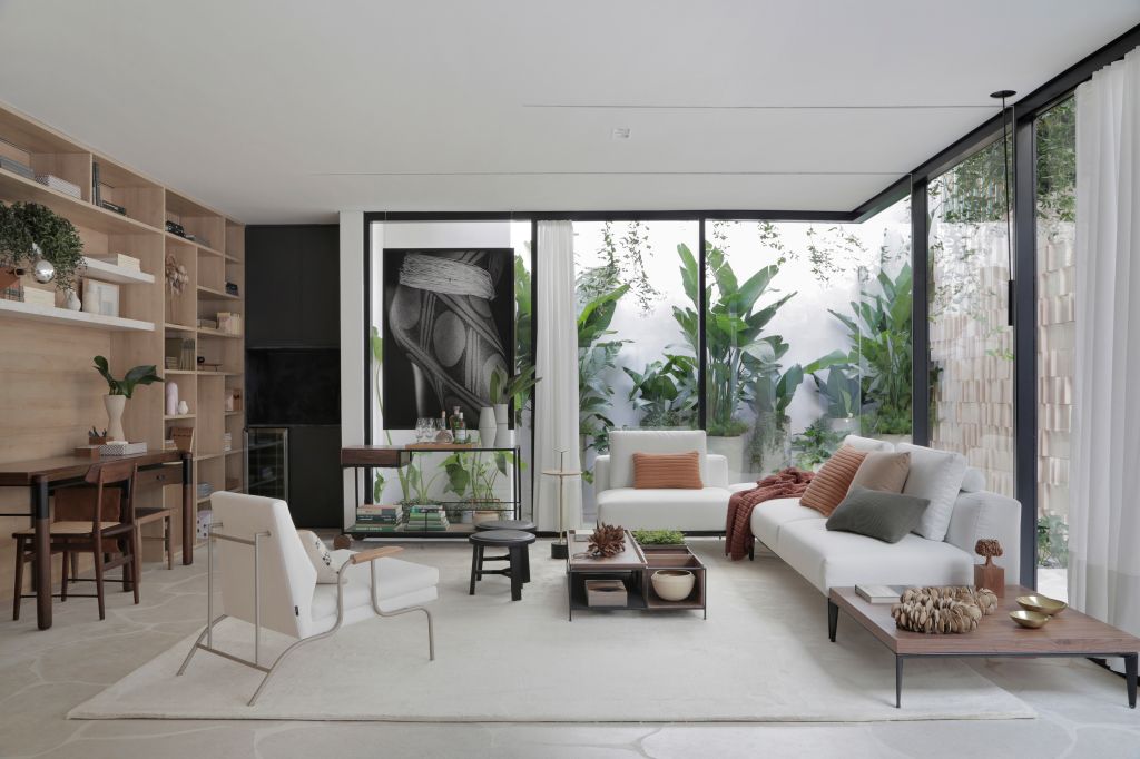 ticiane lima casacor sao paulo 2019 jardim de inverno decoração ambientes sala de estar jardim de inverno na sala paisagismo minimalismo