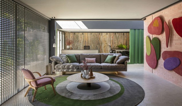 Lounge de Entrada e Varanda Gourmet - Adriana Fontana. CASACOR Ribeirão Preto 2019. Lounge de Entrada e Varanda Gourmet - Adriana Fontana. CASACOR Ribeirão Preto 2019.