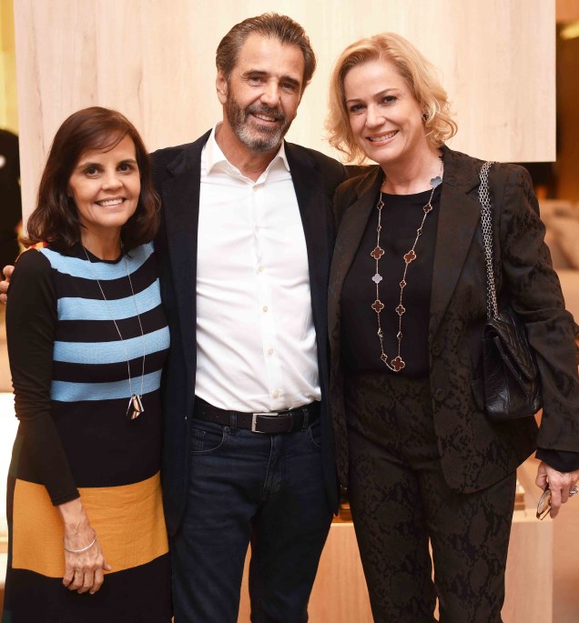 Angela Falcão, Claudio Pereira e Marcia Peltier Angela Falcão, Claudio Pereira e Marcia Peltier