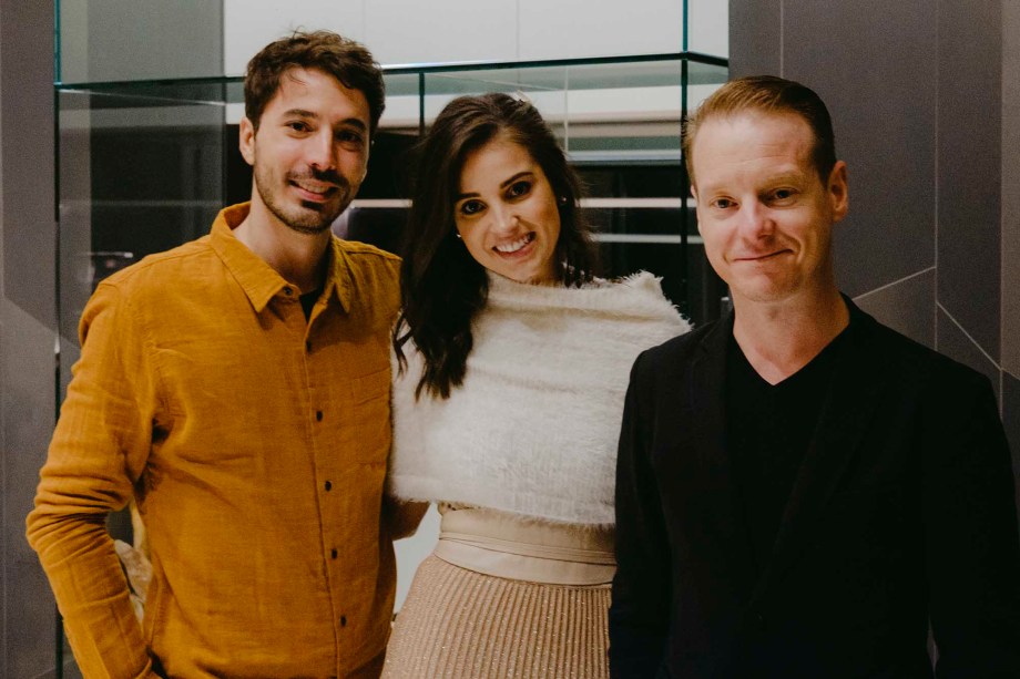 Pedro Conde, Mariana Hetem e Jader Almeida