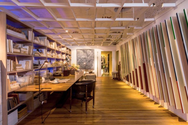 Biblioteca Paraíso, assinada por Érico Monteiro, vencedor de Melhor Ambiente. Biblioteca Paraíso, assinada por Érico Monteiro, vencedor de Melhor Ambiente.