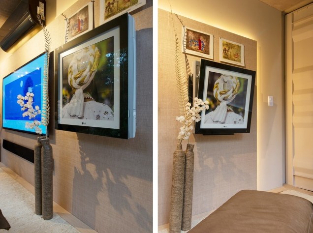 LG Multi Artcool Gallery. O Artcool Gallery sequer parece um ar condicionado. Na parede como um quadro, ele fornece um fluxo de ar em 3D, tanto quente quanto frio e ainda é possível personalizar a peça trocando as imagens na moldura. LG Multi Artcool Gallery. O Artcool Gallery sequer parece um ar condicionado. Na parede como um quadro, ele fornece um fluxo de ar em 3D, tanto quente quanto frio e ainda é possível personalizar a peça trocando as imagens na moldura.