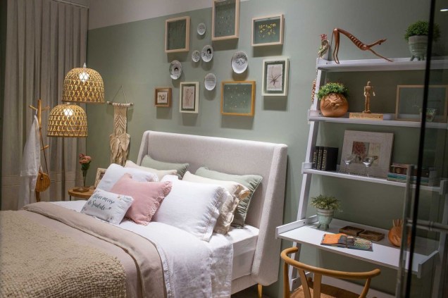 Quarto Meu Refúgio, por Viviane Tabalipa no Janelas CASACOR Minas Gerais Quarto Meu Refúgio, por Viviane Tabalipa no Janelas CASACOR Minas Gerais