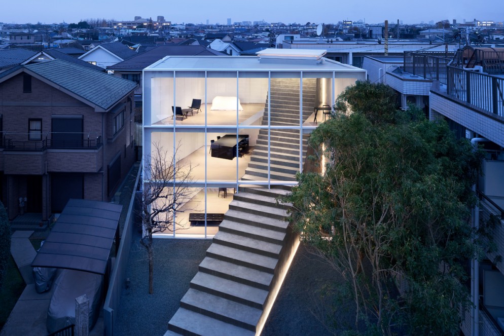 Casa Nendo Tokyo 7 Visão aérea da casa projetada pelo design Oki Sato.