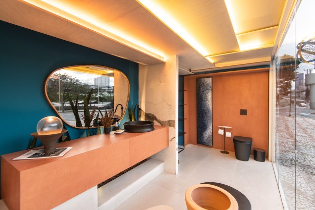 Sala de Banho do Ceramista, por Marcelo Diniz e Mateus Finzetto para o Janelas CASACOR São Paulo Sala de Banho do Ceramista, por Marcelo Diniz e Mateus Finzetto para o Janelas CASACOR São Paulo