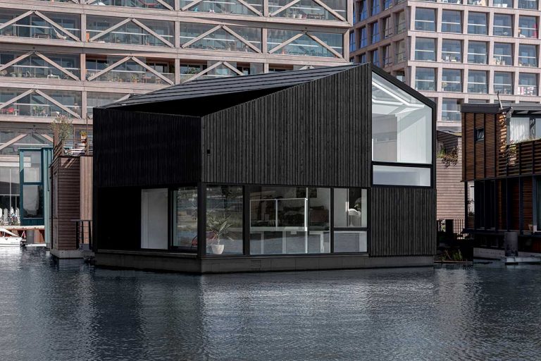 casa-flutuante-amsterda-i29-arquitetos-1 casa flutuante amsterda i29 arquitetos sustentabildiade comunidade sustentável arquitetura construção inovação tecnologia