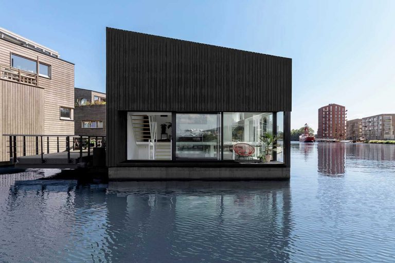 casa-flutuante-amsterda-i29-arquitetos-2 casa flutuante amsterda i29 arquitetos sustentabildiade comunidade sustentável arquitetura construção inovação tecnologia