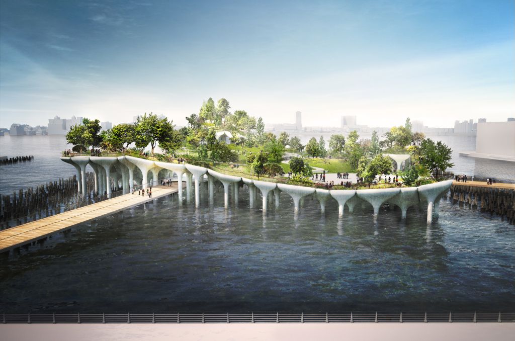 prédios mais aguardados de 2021 little island hudson river parque