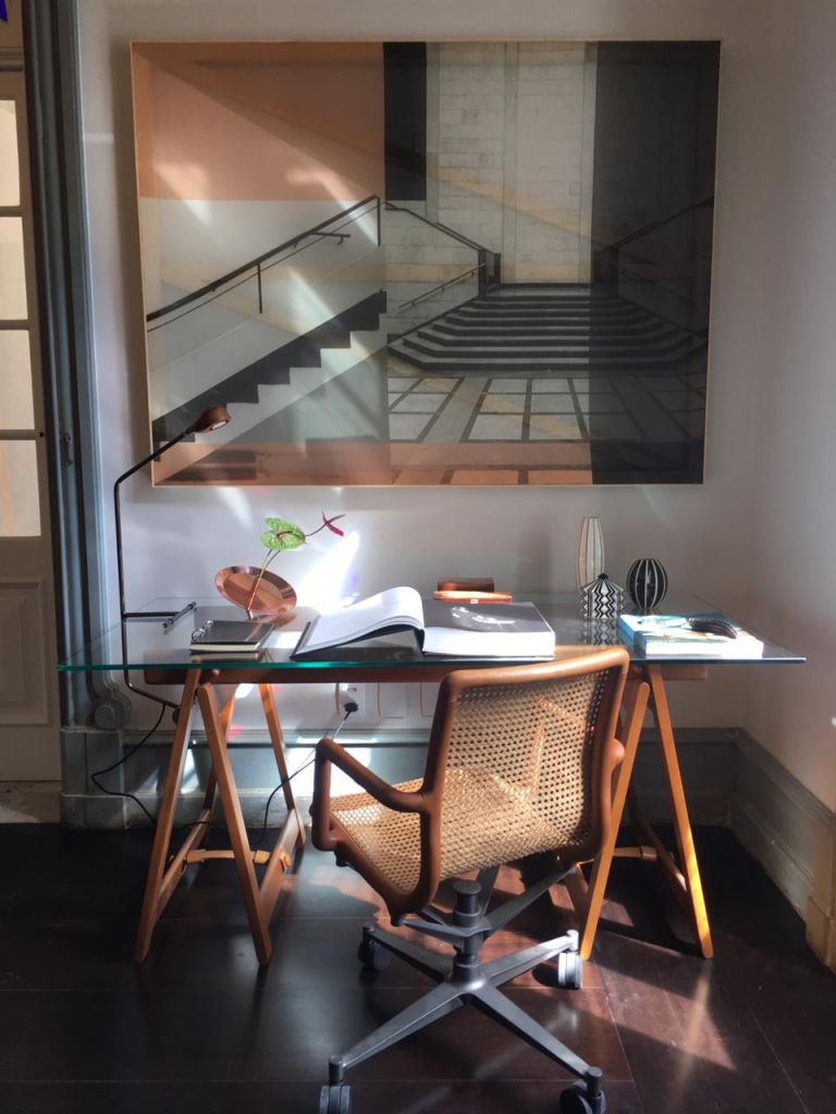 Espaço de um home office. Um dos ambientes que estarão presentes na CASACOR Rio de Janeiro que estreia dia 02 de março de 2021