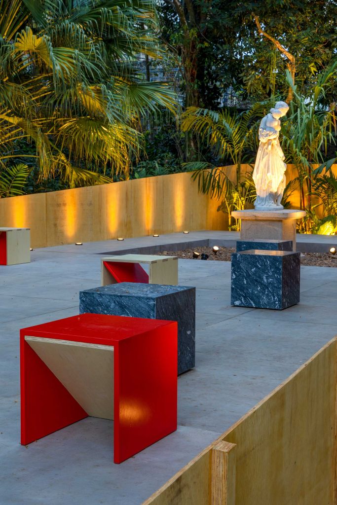 casacor rio de janeiro 2021 rj ambientes decoração arquitetura mostras ivan rezende patio escultura