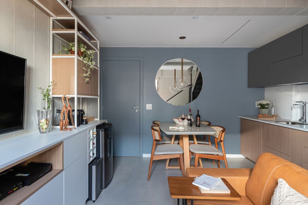 Sala; apartamento pequeno; design; decoração; espaço pequeno