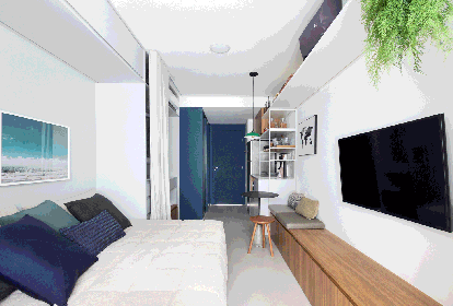 Apartamento pequeno; São Paulo; decoração