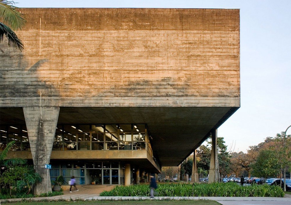 fau usp são paulo faculdade de arquitetura e urbanismo brutalismo obra