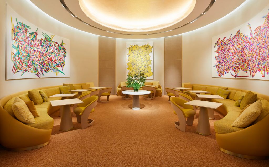 louis vuitton osaka japao restaurante arquitetura construção