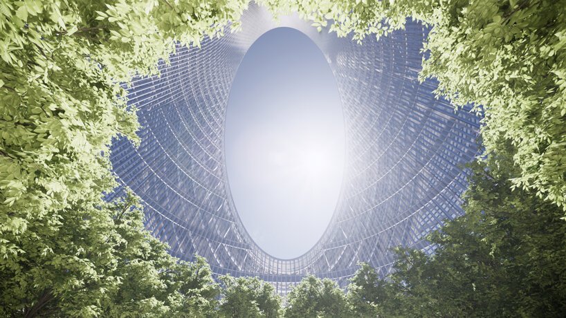 big-unveils-infinity-loop-shaped-headquarters-oppo-hangzhou-designboom-08 prédio; china; em forma de loop; tecnologia; sustentabilidade