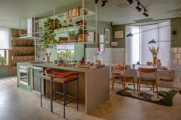 Cozinha Alecrim, por Beta Arquitetura - CASACOR Rio de Janeiro 2018 Cozinha Alecrim, por Beta Arquitetura - CASACOR Rio de Janeiro 2018