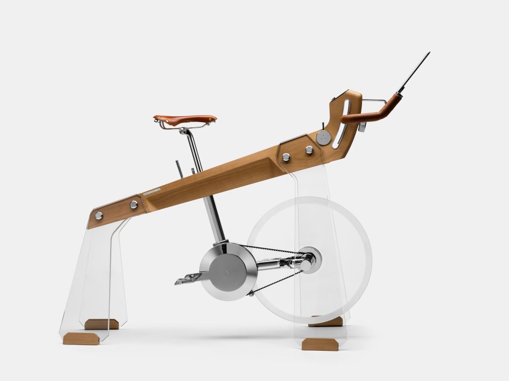 Bicicleta ergométrica é feita como peça de design de luxo