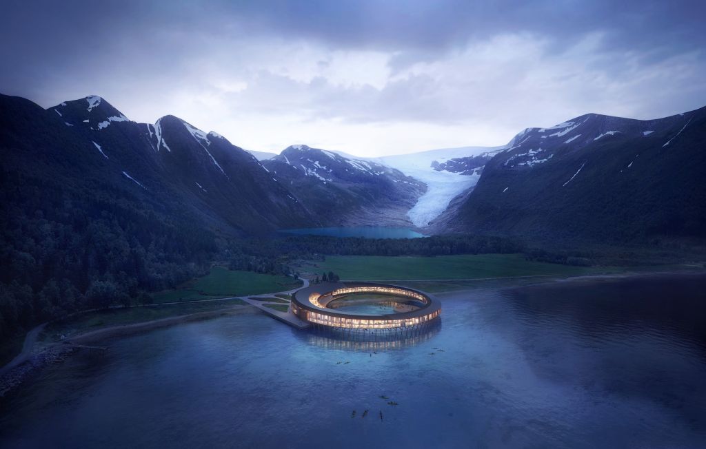 hotel mais sustentável do mundo Svart localizado na Noruega