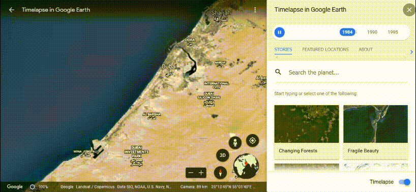 5-tempo-acabando-timelapse-do-google-mostra-impactos-de-mudanças-climaticas google timelapse mudanca climatica