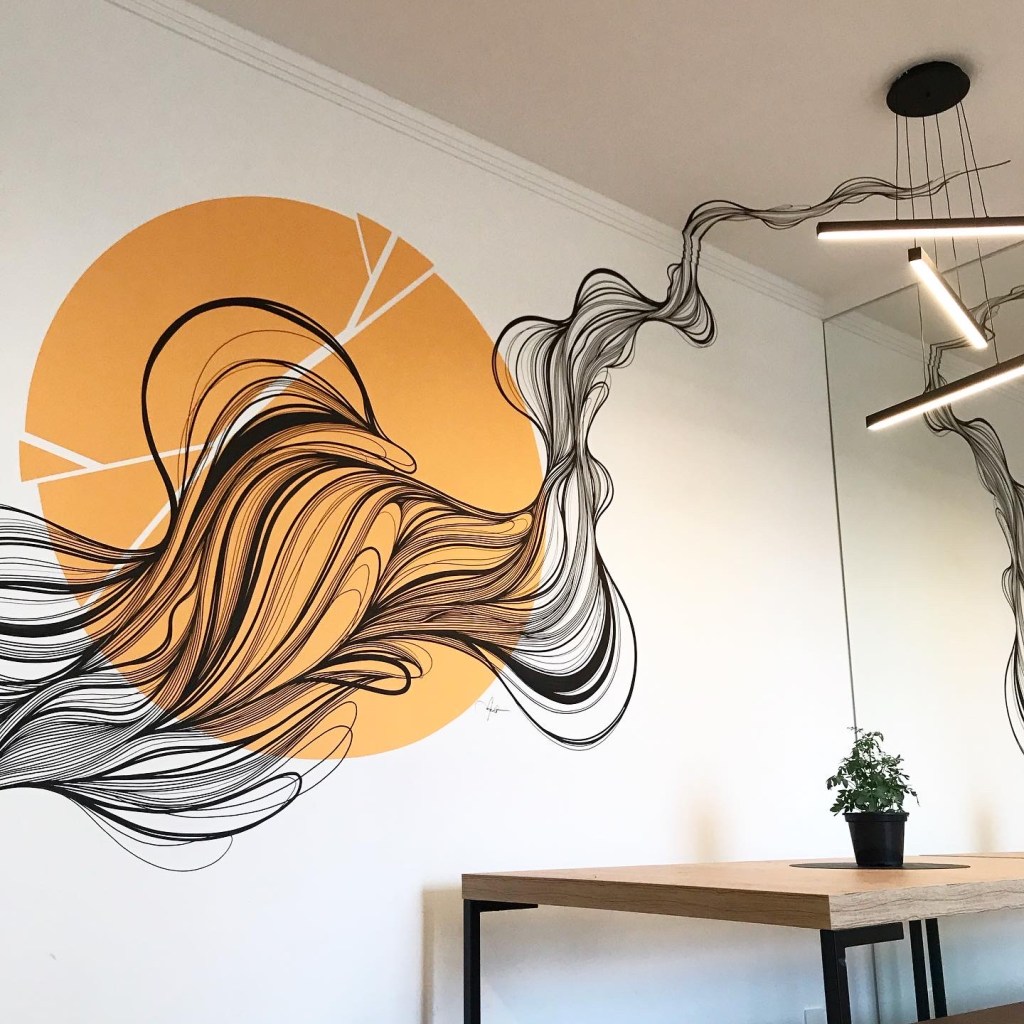 Norb_2 arte de parede; decoração; arquitetura; design de interiores; arte; wall art; monocromático