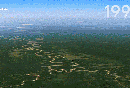 google timelapse mudanca climatica