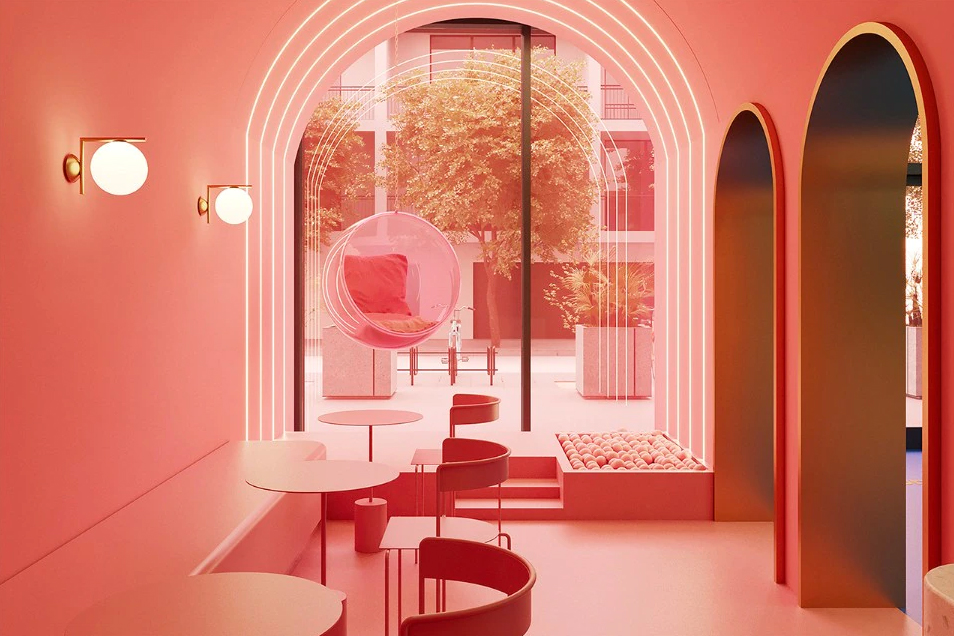 cloud-and-co-futura-qatar-cores-sorveteria-7 cloud and co qatar doha sorveteira cores paleta de cores rosa instagramavel