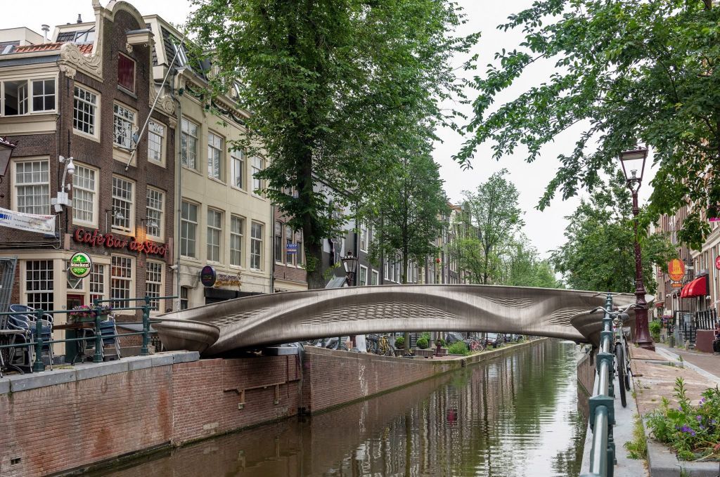 ponte 3d; amsterdam; engenharia; arquitetura; sustentabilidade