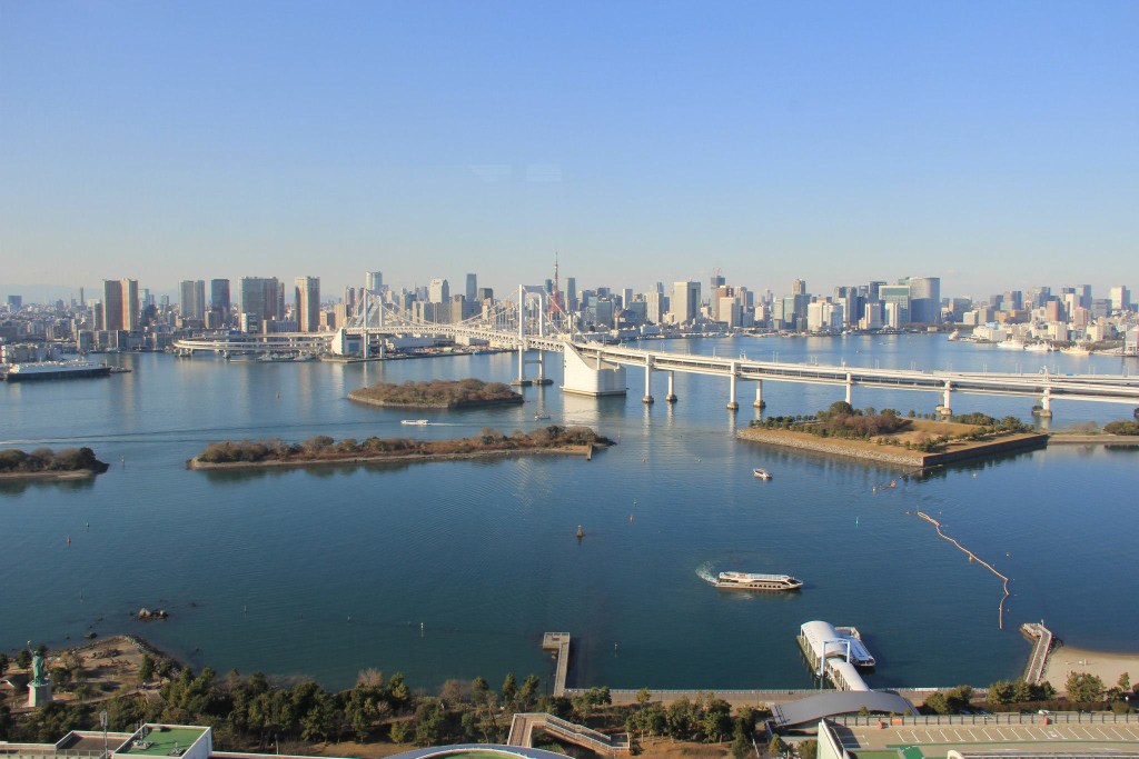 Odaiba-raibow-bridge odaiba tokyo olimpiadas rainbow bridge