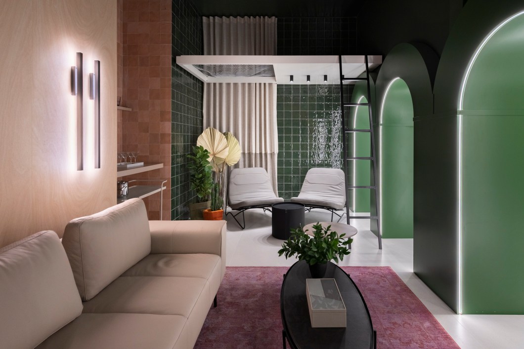 ND Haus - Estar Jovem. Com a estética do conforto impulsionada na indústria de decoração de interiores, o projeto foi criado pensando em um novo conceito de estar jovem: com aconchego para receber os amigos, para assistir séries e jogar. O espaço inclui também uma biblioteca e uma área de estudos. ND Haus - Estar Jovem. Com a estética do conforto impulsionada na indústria de decoração de interiores, o projeto foi criado pensando em um novo conceito de estar jovem: com aconchego para receber os amigos, para assistir séries e jogar. O espaço inclui também uma biblioteca e uma área de estudos.