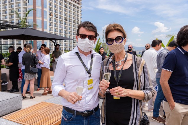 André Secchin e Cristina Ferraz.